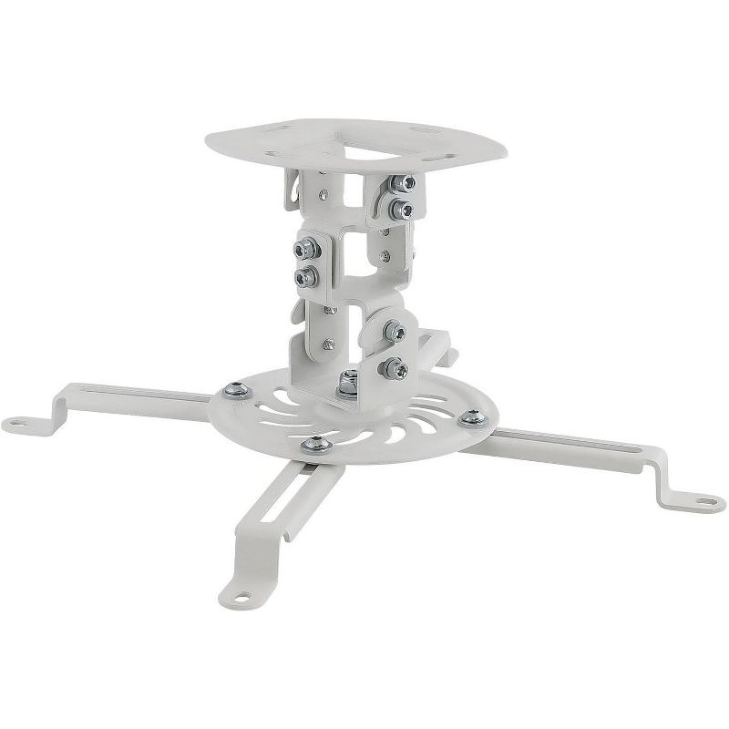 Mount-It! Universal Ceiling Projector Mount Bracket | Full Motion and Height Adjustable Up to 6 in. | 30 Lbs. Weight Capacity | Short Size, 1 of 9