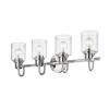 Kinsley 4-Bulb Industrial Pendant Light - Dimmable, Damp Rated, 28" Wide - 2 of 4