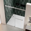 NicBex Shower Door 56-60" Wx74"H Bypass Sliding Shower Door with 5/16" (8mm) Tempered Glass - 2 of 4