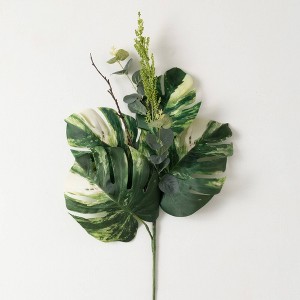 Sullivans Artificial 28.5" Variegated Leaf Spray, Green - 1 of 2