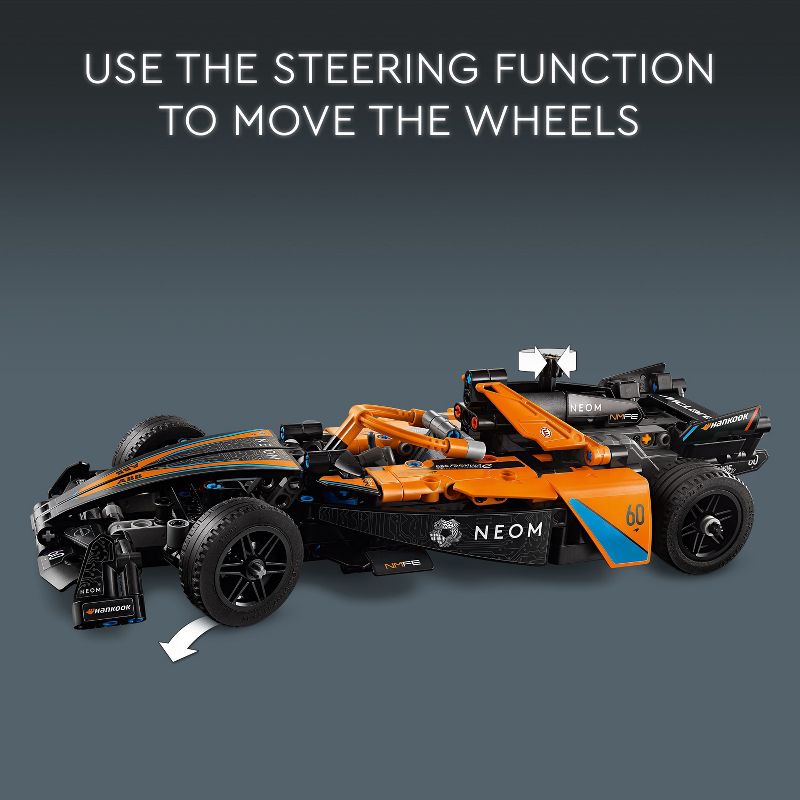 LEGO Technic NEOM McLaren Formula E Race Car Toy 42169, 5 of 8