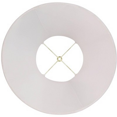 White Large Bell Lamp Shade with Brass Fitting