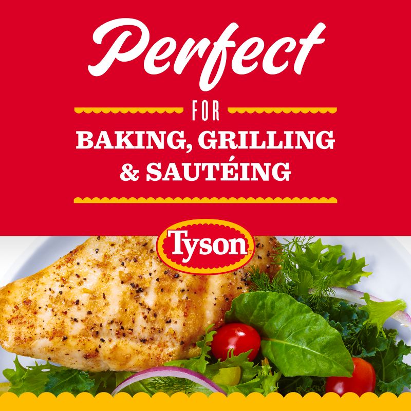 Tyson Trimmed &#38; Ready Boneless &#38; Skinless Thin Sliced Chicken Breasts - 0.76-1.988 lbs - price per lb, 4 of 6