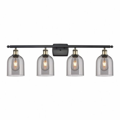Bella - 4 Light Bath Vanity In Industrial Style-10.5 Inches Tall and 35.5 Inches Wide