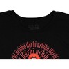 Naruto Itachi Uchiha Akatsuki Front Back Design Women's Boyfriend Fit T Shirt - 3 of 4