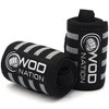 WOD Nation Wrist Wraps & Straps for Gym & Weightlifting (18 inch), Gym Wrist Straps Support for Women & Men - Black/Grey - 2 of 4