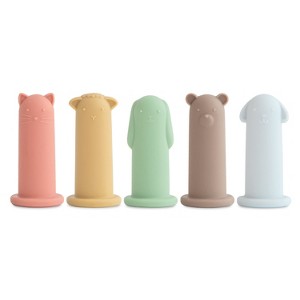 Mushie Silicone Animal Finger Puppets - 1 of 4