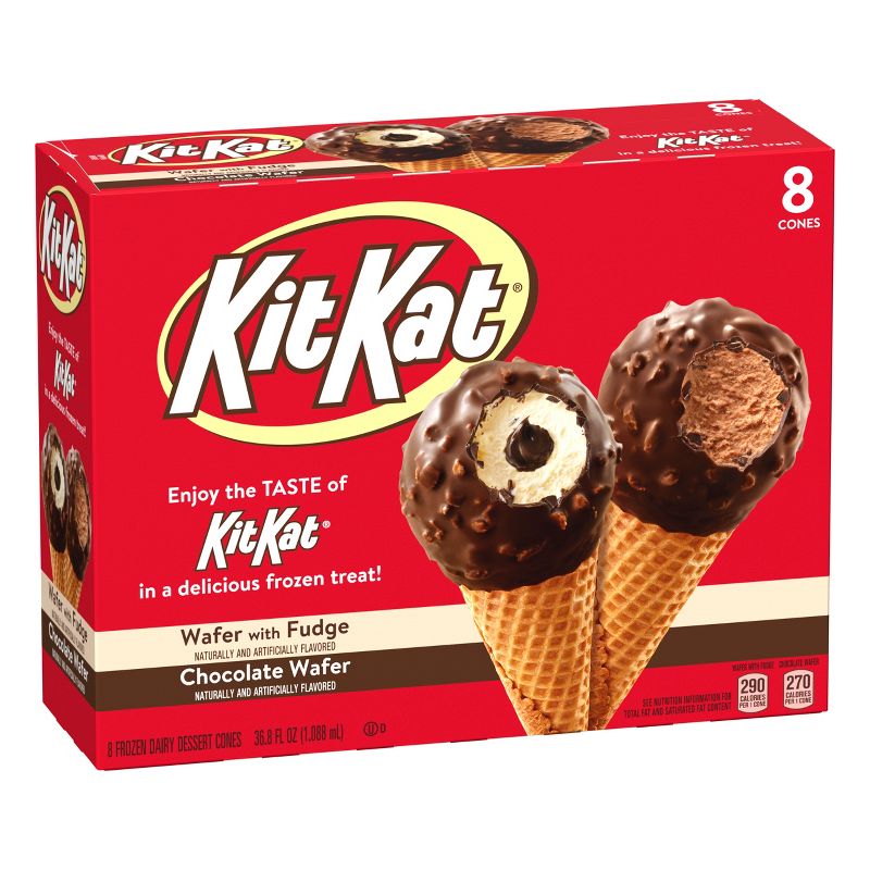 Kit-Kat Ice Cream Cone - 8ct/36.8 fl oz, 4 of 11