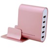 Trexonic 7.1 Amps 5 Port Universal USB Compact Charging Station in Rose Gold Finish - image 3 of 4