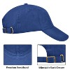 Tirrinia 100% Cotton Baseball Hat, Classic Adjustable Plain Hat, Polo Style Low Profile Dad's cap - 2 of 4