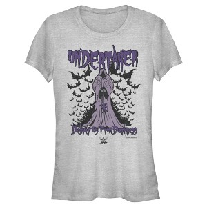 Juniors Womens WWE Undertaker Deliver Us From Darkness T-Shirt - 1 of 4