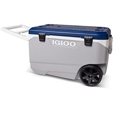 Igloo Maxcold Latitude Blue/gray 90 Qt Roller Cooler : Target