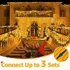 Ollny 400 LED Warm White Christmas Cluster Lights (Green Cable, Connectable, 8 Modes, IP44 Waterproof) - 3 of 4