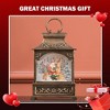 Whisen Christmas Snow Globe Lantern, Christmas Decoration for Holiday Party or Gift - Bronze - 2 of 4