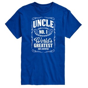 Men's - Instant Message - Uncle Worlds Greatest Short Sleeve Graphic T-Shirt - 1 of 4