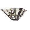 Chloe Lighting Farley Tiffany-Style Mission 1 Light Wall Sconce 12"Wide - 2 of 4