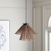 Kaia 16" Pendant - PND3024 - Natural/Black - Safavieh - 3 of 4