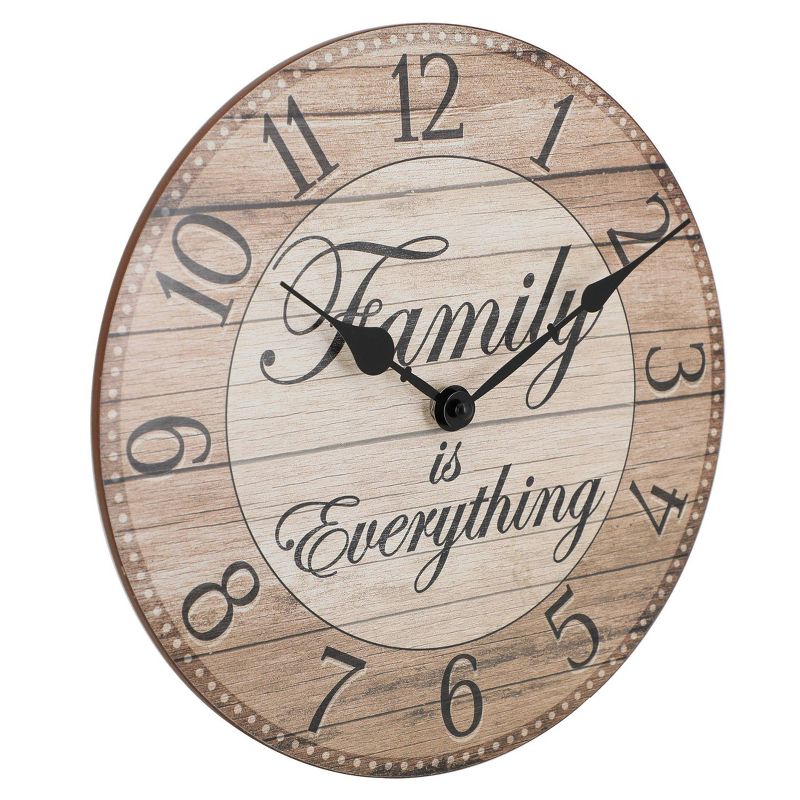 11&#34; &#39;Family Is Everything&#39; Wall Clock - Westclox, 5 of 6