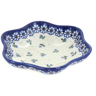 Blue Rose Polish Pottery Jubilee Small Daisy Bowl