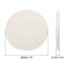 Unique Bargains Heat-resistant Cotton Bohemian Style Double-sided Mat 8 Inch 5 Pcs - 2 of 3