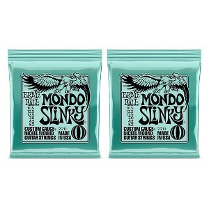 Ernie Ball 2211 Mondo Slinky Nickel Wound Electric Guitar Strings 2-Pack - 1 of 3