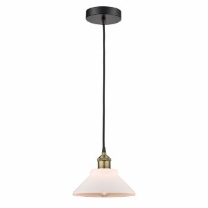 Orwell - 1 Light Cord Hung Mini Pendant In Industrial Style-7.75 Inches Tall and 8.38 Inches Wide - 1 of 1