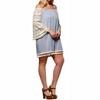 Women's Crochet Sleeve Fringe Dress - Velzera - 2 of 3
