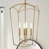 Quorum Lighting Mantle 4 - Light Chandelier in  Gold Leaf - 2 of 4