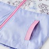 Toddler Girls' Disney Princess Colorblock Windbreaker Jacket - Purple - 4 of 4