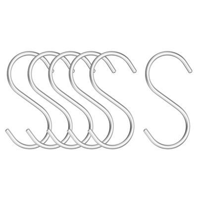 Unique Bargains Aluminum Alloy S-shaped Hanger Hooks