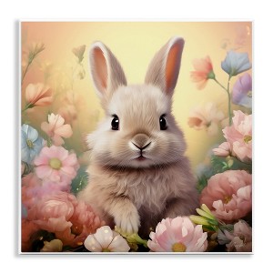 Stupell Industries Bunny in Meadow, 12" x 12" - 1 of 4