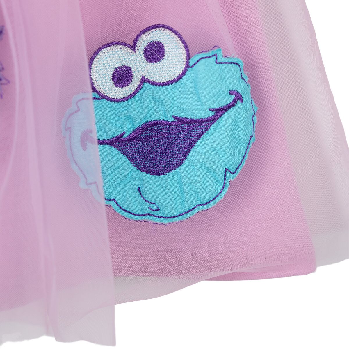 Sesame Street Toddler Girls' Short Sleeve Tulle Tutu Dress - thumbnail 10