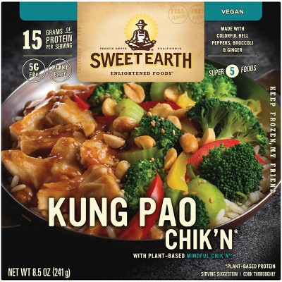 Sweet Earth Vegan Frozen Kung Pao Chik'n - 9oz