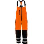 RefrigiWear Mens High Visibility Reflective Insulated Softshell High Bib Overall