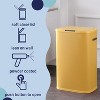 happimess Tammi Kitchen 14.5-Gallon Slim Metal Push Button Trash Can - 3 of 4