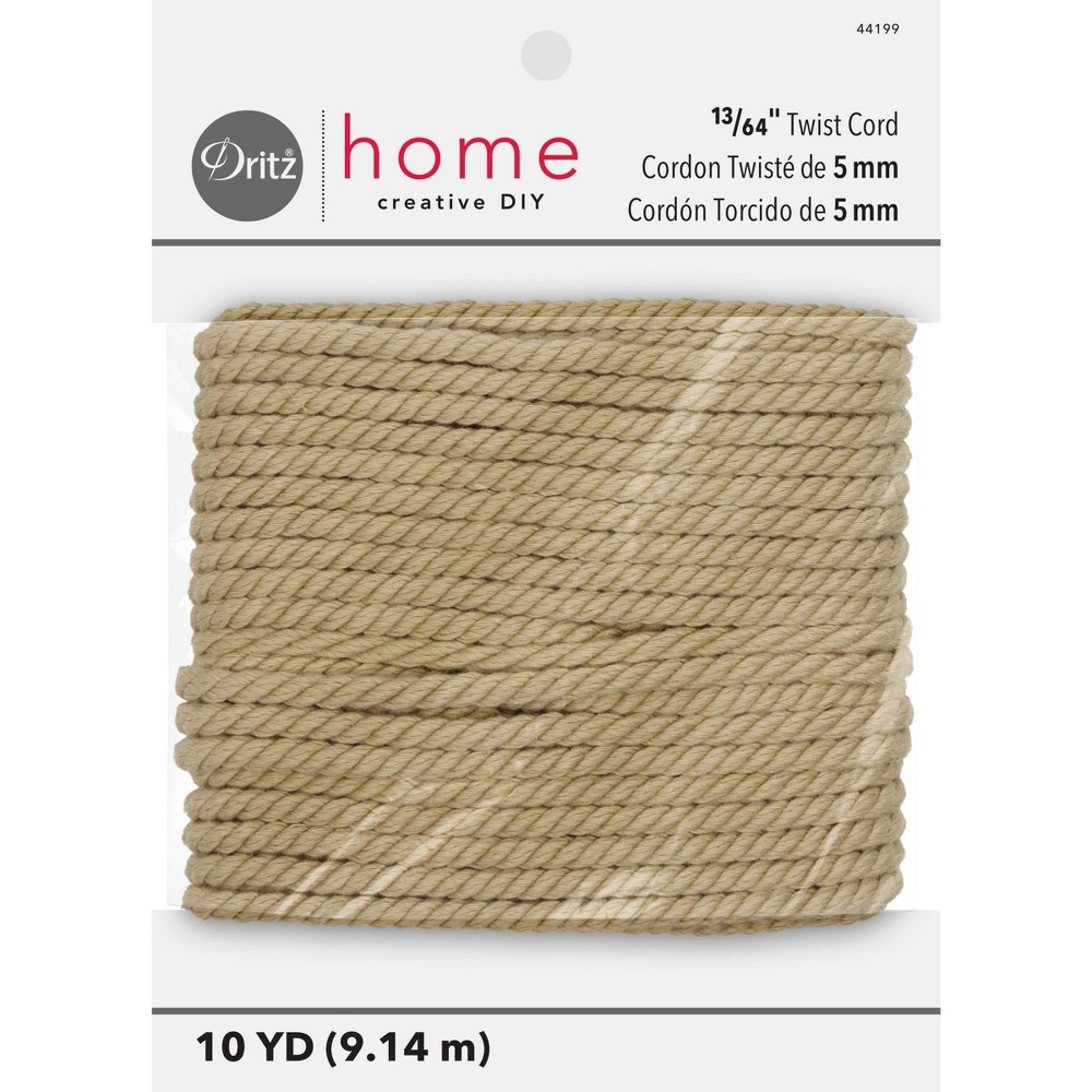 Photos - Accessory Dritz 10-Yards 13/64" Twist Cord Natural