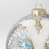 Christmas Monogram Plastic Tinsel Ball X - Wondershop™ - 3 of 3