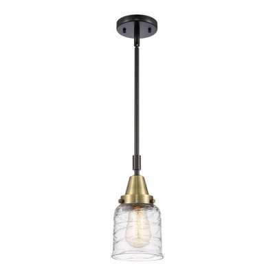 Bell - 1 Light Stem Hung Mini Pendant In Industrial Style-11.13 Inches Tall and 5 Inches Wide