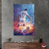 Notoriart Bold and Colorful Soccer Player II Soccer Wall Art Unframed - 2 of 4