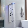 BWE 4-Jet Rainfall Shower Tower Shower Panel System with Rain Waterfall Shower Head and Shower Wand - 3 of 4