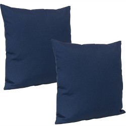blk & blue Polyester Square Pillow wolf pac