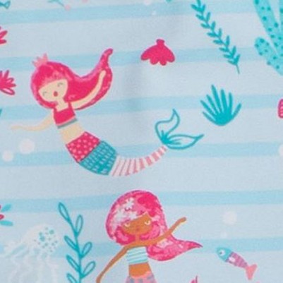 blue mermaid princess