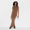 Women's Ribbed Maxi Bodycon Dress and Cardigan Set - Wild Fable™ - 2 of 3