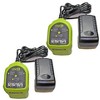 Ryobi 18v One+ Li-on & Ni-cad (2 Pack) Geniune Chargers # 140106007-2PK - 2 of 3