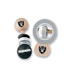 BabyFanatic Wood Rattle 2 Pack - NFL Las Vegas Raiders Baby Toy Set - 2 of 4
