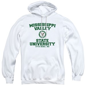 Mississippi Valley State University Official Circle Logo Adult Pull-Over Hoodie - 1 of 4