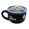 Silver Buffalo The Office Title Sign Ceramic Soup Mug With Lid | Holds 24 Ounces - 3 of 4