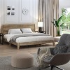 Galano King Payne Luxe Bed with Headboard – Beige - 3 of 4