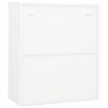 vidaXL Office Cabinet White 35.4"x15.7"x41.3" Steel - 4 of 4