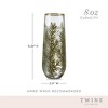Twine Woodland Stemless Champagne Glasses, Tumbler - 3 of 4